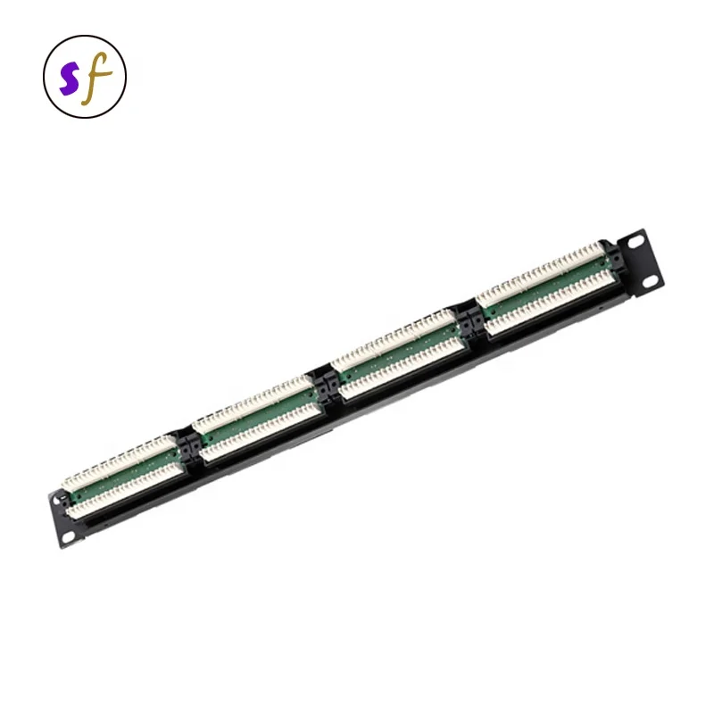 19 дюймов UTP cat5e 24 портовая