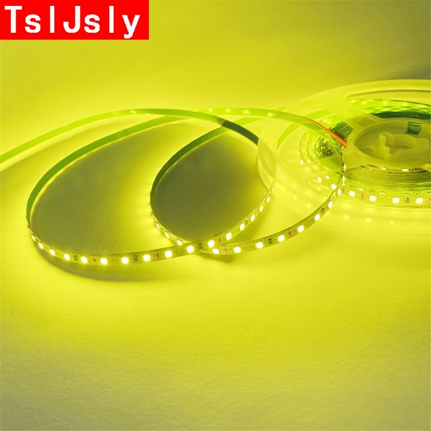 TSLJSLY DC12V smd2835 lemon yellow light strip 120led/m linear led strip