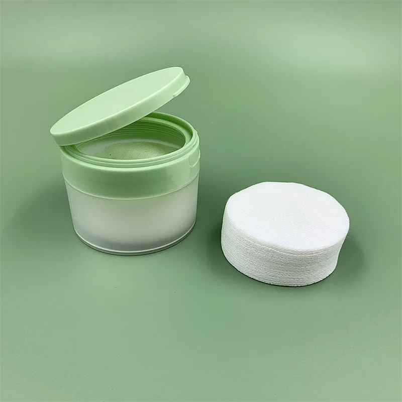 LWZ02 Skin care Non Woven Disposable mesh & embossed Facial Cleansing Pads for Make up Remover Toner