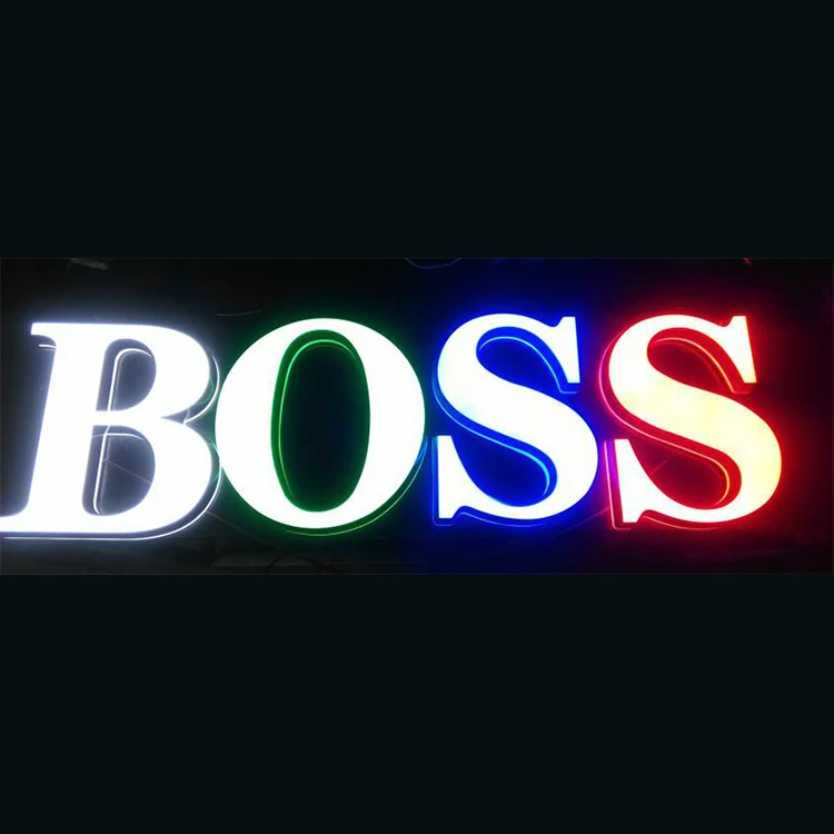 Hot Selling Outdoor Store Letter Channel Signs Acrylic 3d Led Letter Signboard