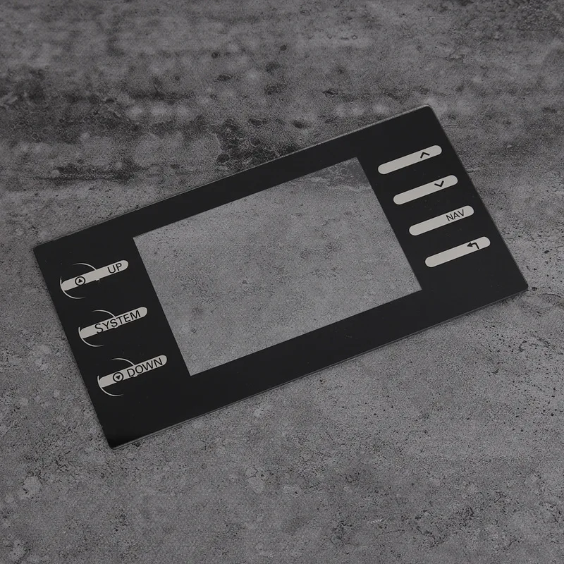 Anti scratch glass Custom control panel thin glass cutting silk screen printing ultra thin Glass panel price