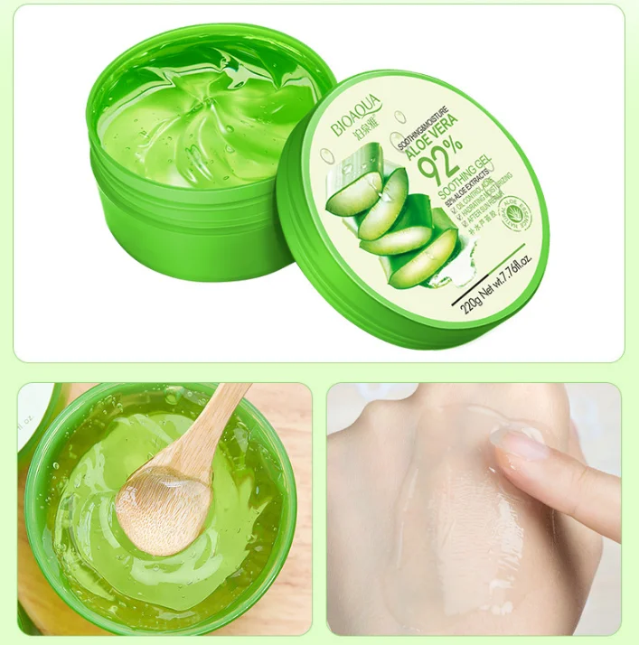 Wholesale  Organic Beauty Moisturizer Whitening  Gentle Nourishment  Brightening 92% Aloe Vera Gel  Face Cream
