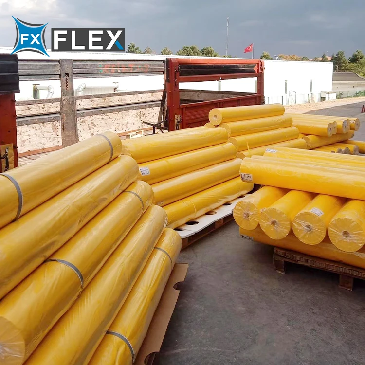 FLFX 650gsm Tarp Rolls PVC Tarpaulin Per Meter Price PVC Knife Coated Tarpaulin
