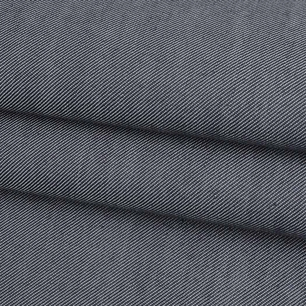 GA4676Y Sustainable Eco Friendly Recycled Hemp Organic Cotton Poly Lactic Acid Woven Textile Blended Yarn Dyed Twill Fabric