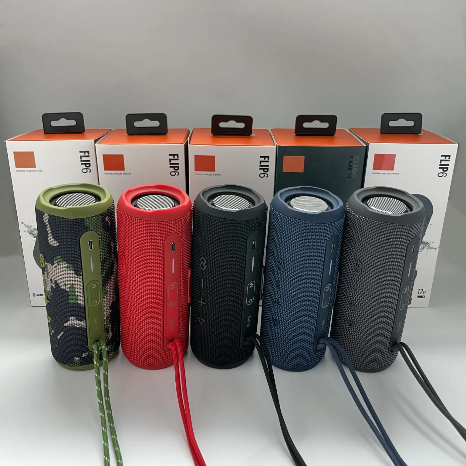 Хит продаж портативный небольшой мини-динамик Flip6 беспроводной Usb BT динамик для душа водонепроницаемый открытый профессиональный флип