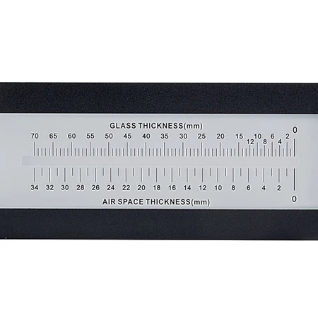 Double Triple Pane Glass Air Space Thickness Measuring Gauge Instrument Laser Glass Thickness Gauge Meter Tester