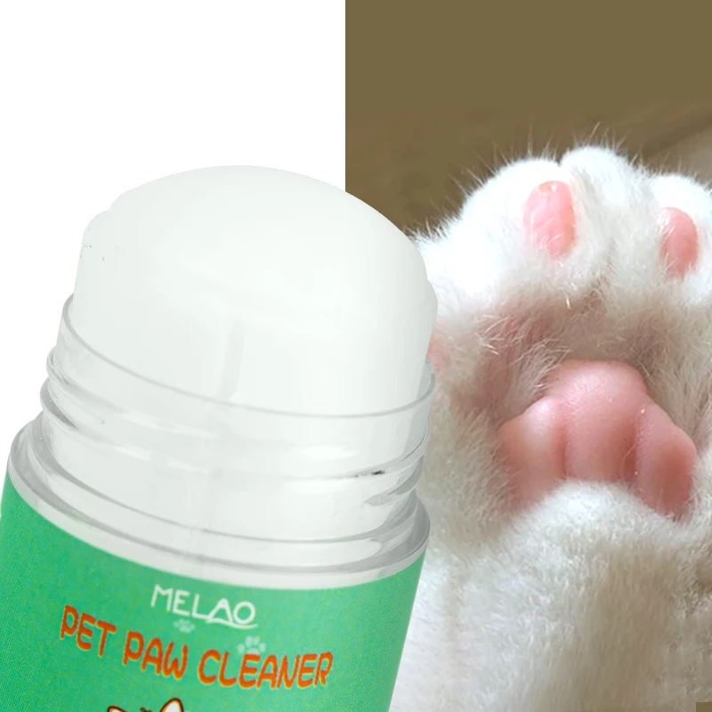 Private Label Large Medium Small Size Waterless Dog Paw Cleaner Dog Paw Balm For Heal Dry Cracked Nose 4 In 1 Dog Paw Care Kit