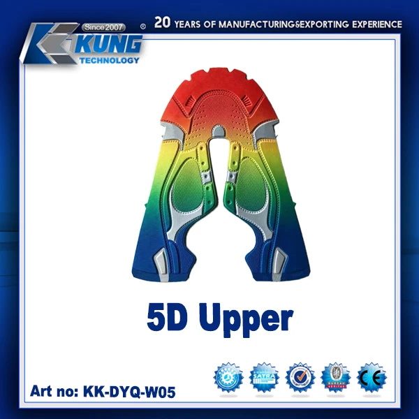 Running Sport Shoe Made China Colors Elastic Lace up Shoe Upper Knitting Polyester Vamp Soft Fashion 3d 4d 5d Upper