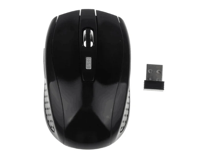 High Quality 2.4GHz 7500 Wireless Computer Mouse With Side Keys Wireless Gaming Mouse with Nano Receiver for Laptop PC Computer