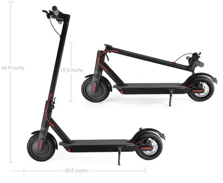 EU UK Warehouse Drop Shipping Electronic 8.5inch E-Scooter 350W Smart Electric Scooter EU Warehouse For Adult
