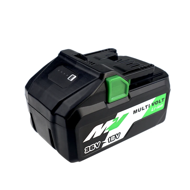 New 36V/18V MultiVolt Lithium-Ion Slide Battery 2.5Ah/5Ah for Hikoki Hitachi Metabo HPT 18V 36V Cordless Power Tools, BSL36A18