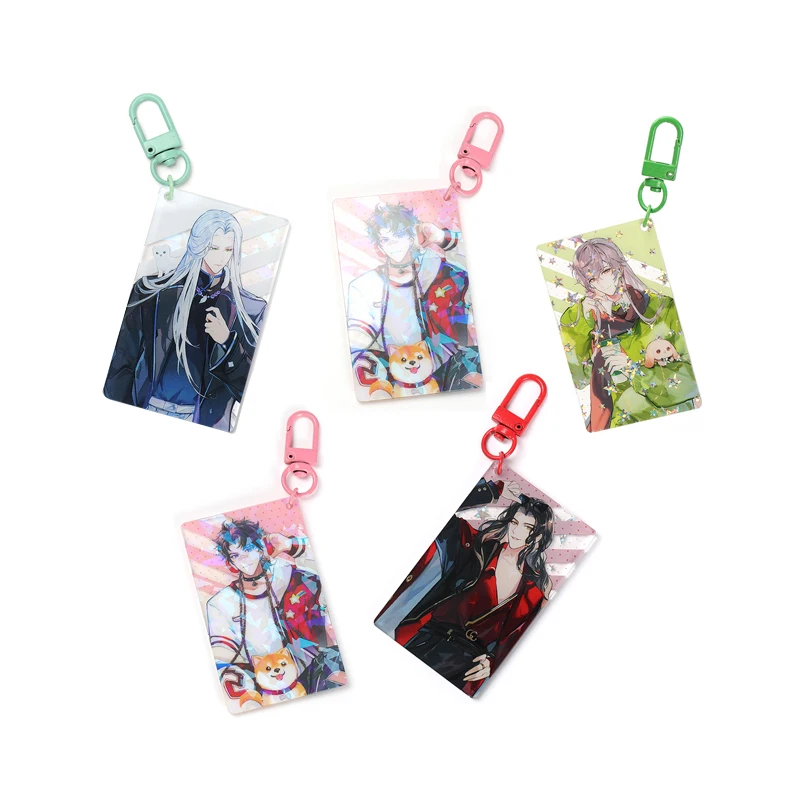 Customized Anime Character Acrylic Keychains Custom Blank Disc Acrylic Keychain Double Side Acrylic Key Chain