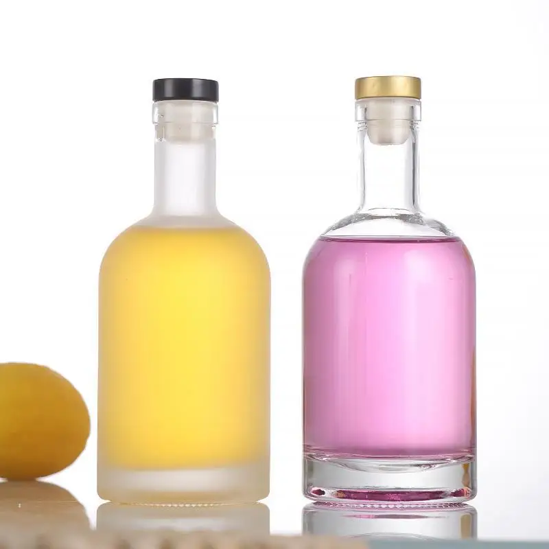Пустой мини-100 мл 200 375ml750ml1000 стеклянная бутылка спирта белый спирт Джин коктейль вино ВОДКА