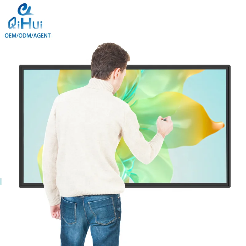 32-inch Square LCD display 500cd/m2Ultra-thin LCD screen display retail wall-mounted digital signage advertising machine