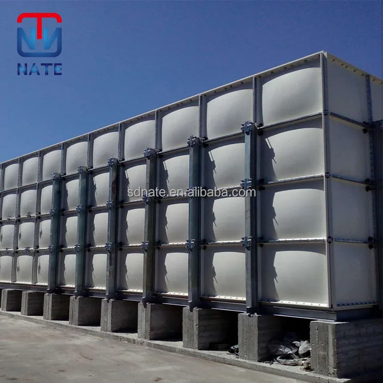 GRP FRP water storage tank food grade SMC water tank for drinking water