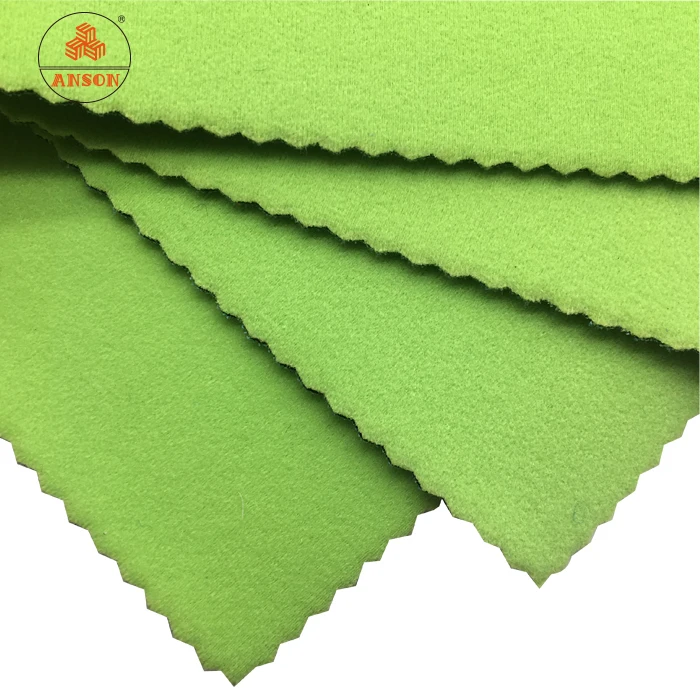Soft stretchy neoprene brushed polyester terry fabric warm keeping for orthopedic supports 2mm