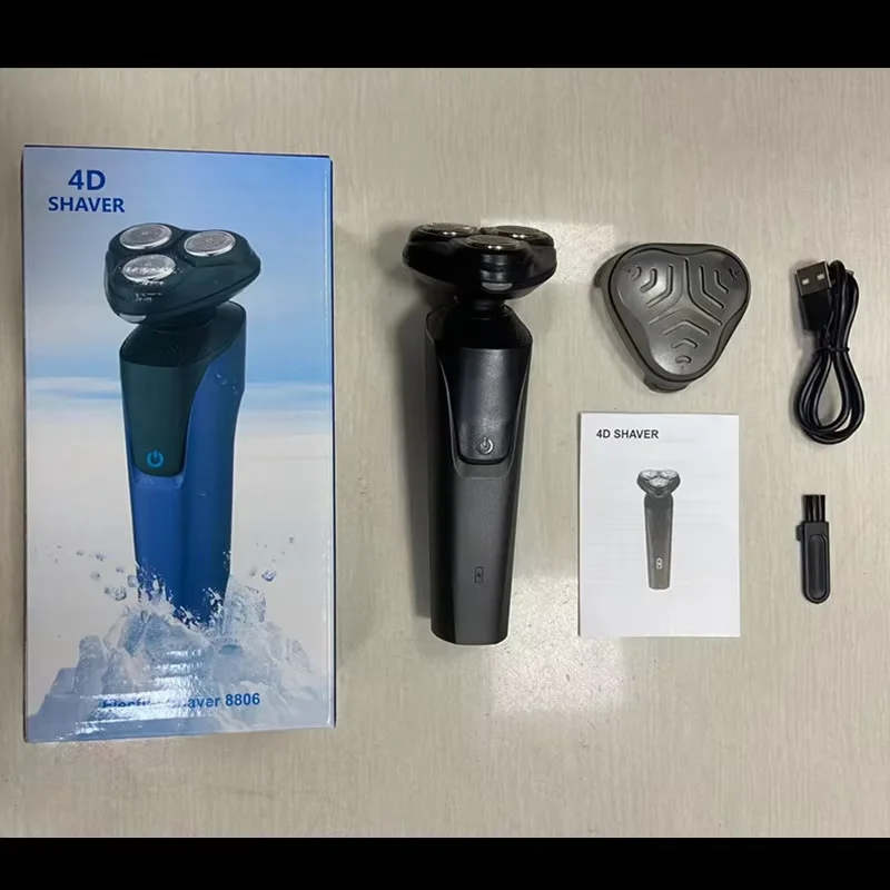 3 in 1 Electric Shaver Washable Rechargeable Electric Razor Hair Clipper Cutting Shaving Machine for Men Beard Trimmer