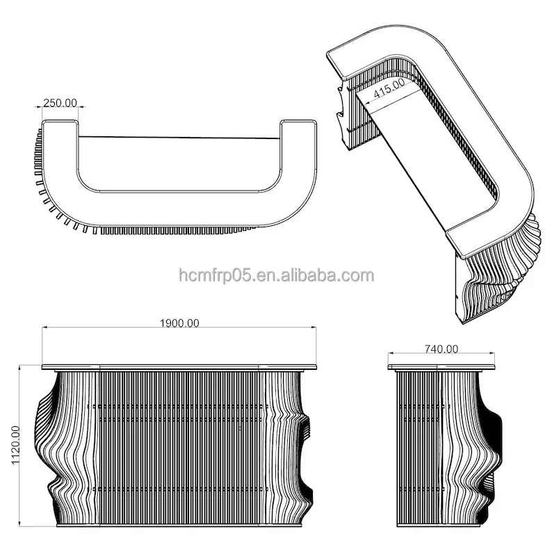 Sales office Solid wood slice reception desk customized exhibition hall reception desk Hotel cashier office building