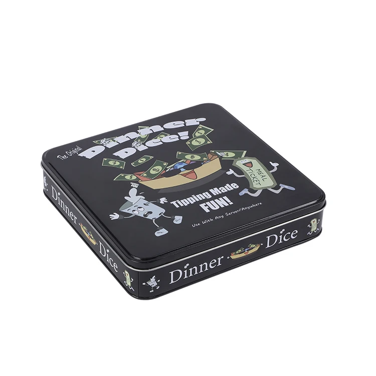 Black Child resistance cigarette smoking box preroll swift lift tin box