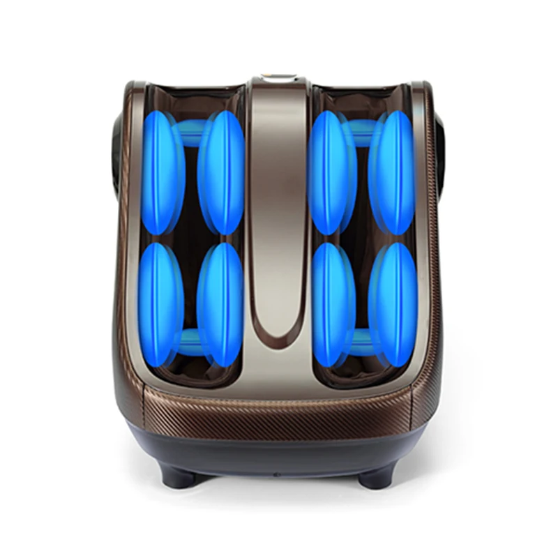 China Supplier Wholesale 53.5*52.5*58.5cm Multifunction Brown Massage Foot Machine for Foot Massage
