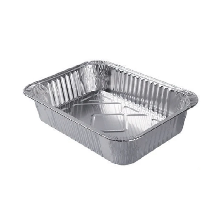 Factory 8011 alloy 250ML Disposable aluminium foil container Food Usage aluminum foil container