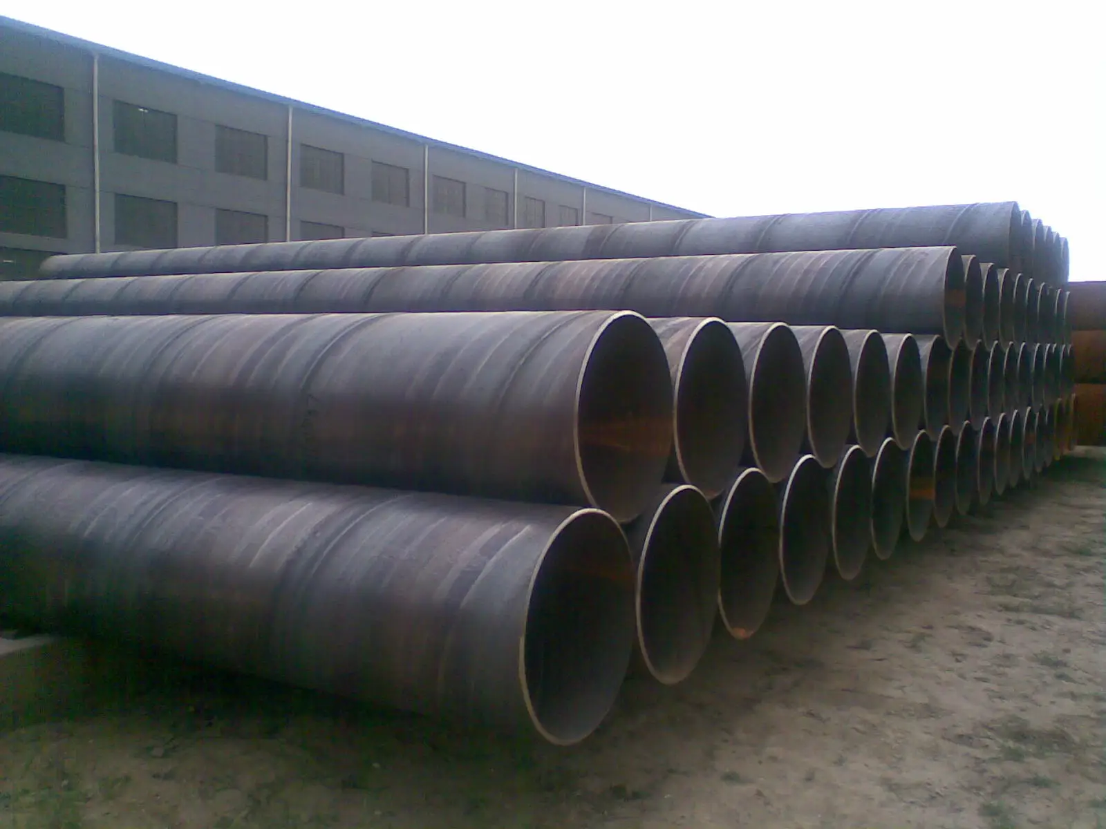 Black API 5L Spiral Weld steel pipe SCH40 SSAW Steel Pipe for Construction Low Price Wholesale Professional Manufacturer