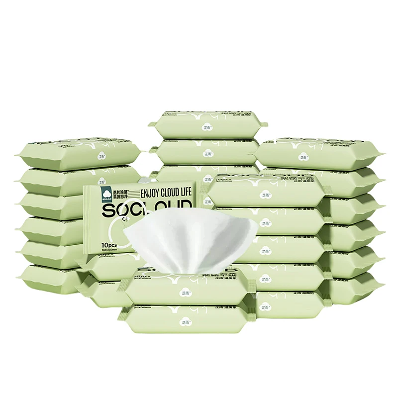 Customizable Custom Logo Wipes Natural Organic Biodegradable Single Flushable Feminine Wipes
