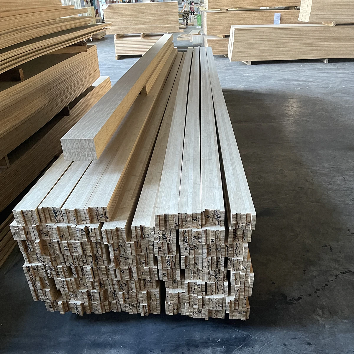 Bamboo Plywood Panel Bamboo Laminated Board Customized Size For Furniture