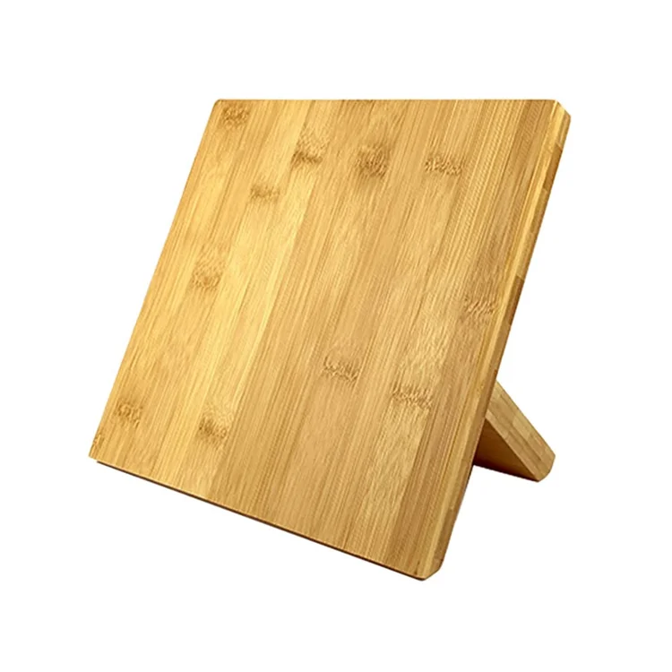 Multipurpose magnetic bamboo knife block holder rack universal knife holder