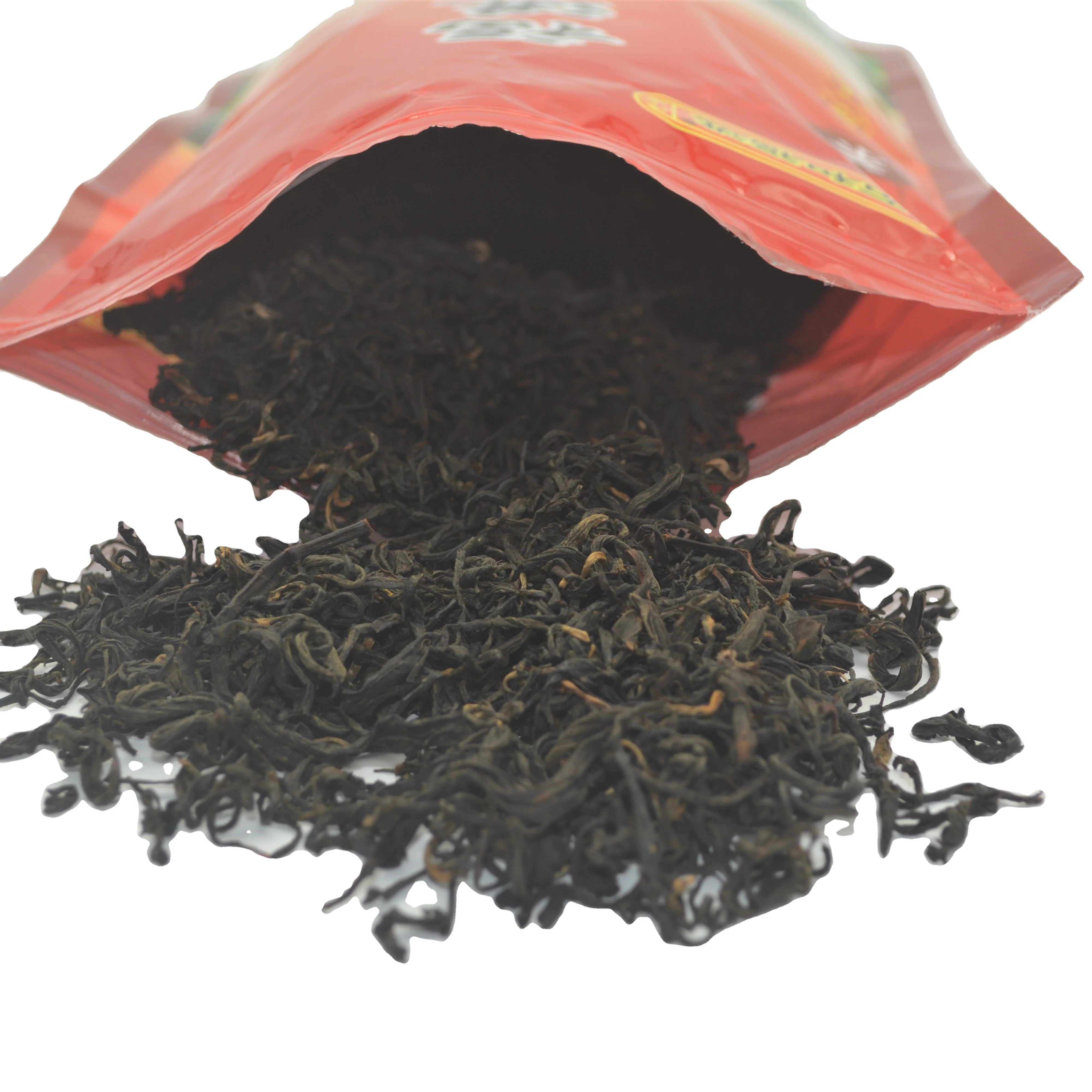 Новый бутон пакет для сбора листьев китайский расслабляющий органический черный чай с упаковкой