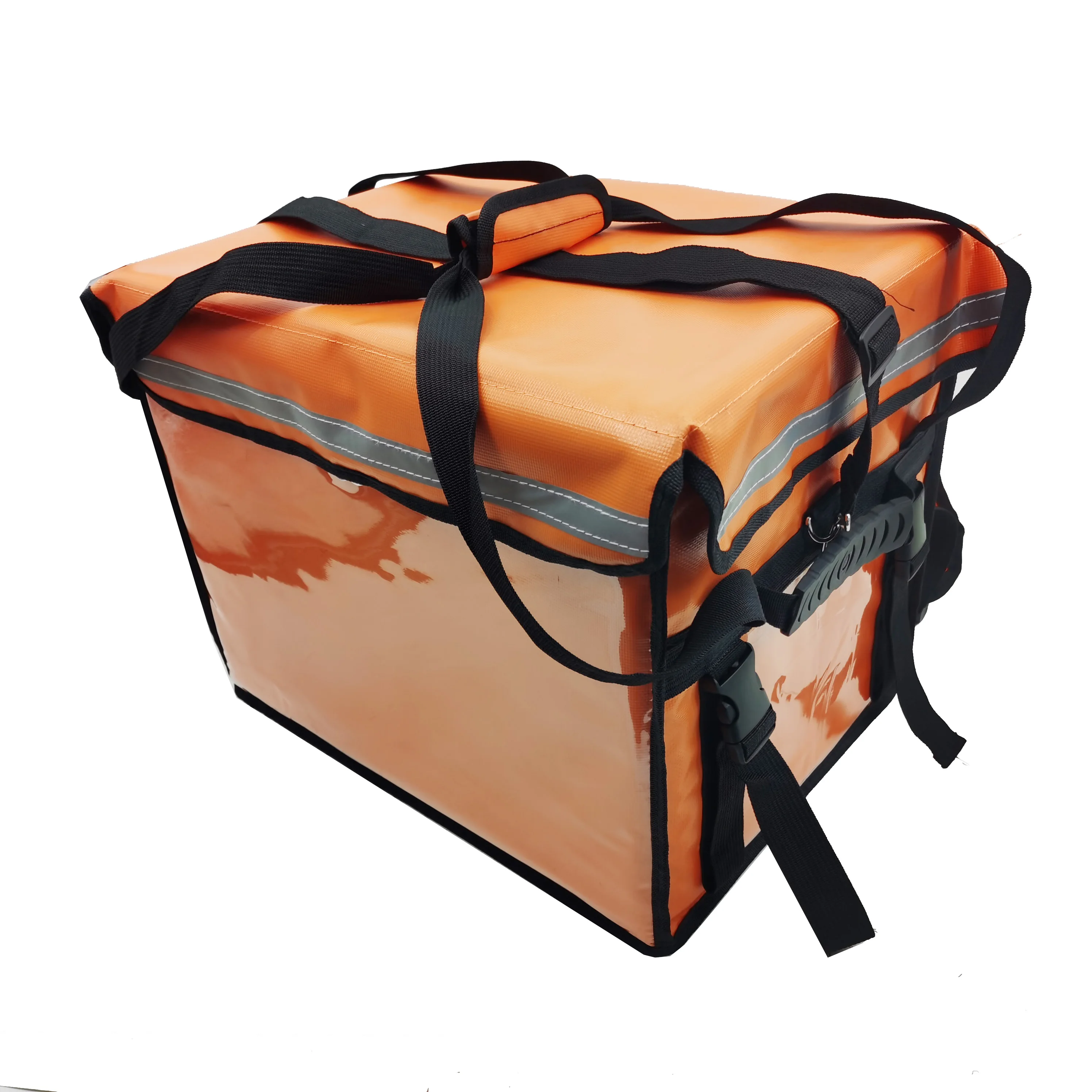 Изолированная Термосумка из ПВХ, рюкзак, Термосумка для доставки пиццы