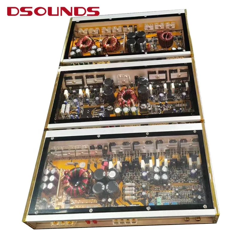 Monoblock car amplifier HIFI style Powerful car audio amplifier Class D 1600watts for car subwoofer