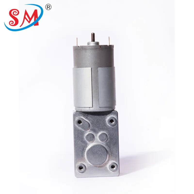 4058 Rotisserie BBQ Motor Dc Brush Spur Micro Small Worm Gear Motor With Hall Encoder Geared Reducer