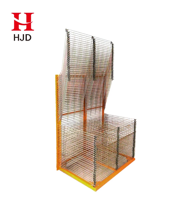 Factory directly supply screen printing drying rack foldable racks for garment t shirts drying