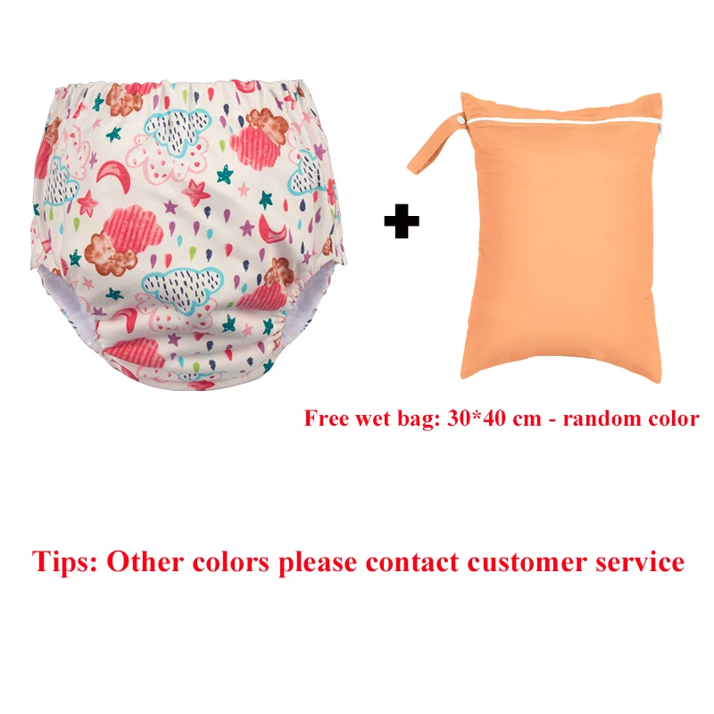 Babyshow Waterproof Washable Reusable Baby Swim Diaper Quick Dry Cloth Diaper Nappies Baby Cotton Potty Training Pant
