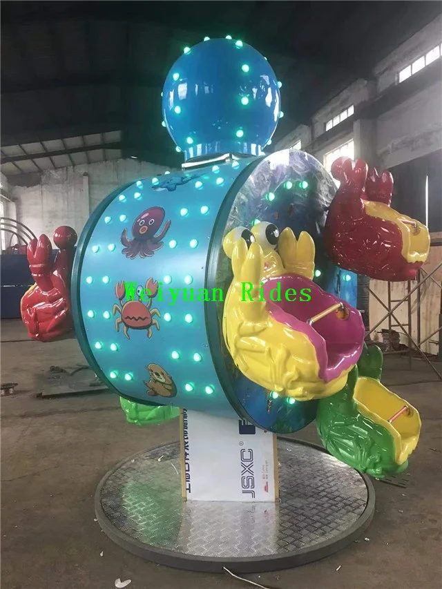 Carnival Rides Amusement Park Equipment Kids Portable Mini Ferris Wheel for Sale Customized Zhengzhou Indoor Park 6 Cabins 2.7m