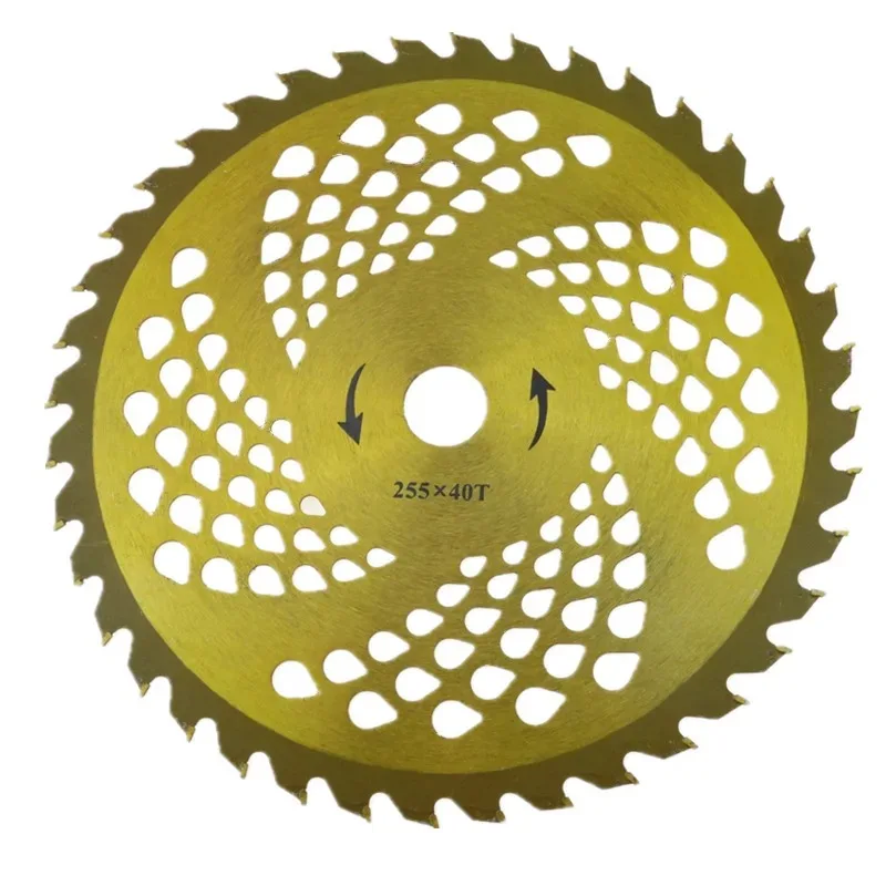 Mower blade, 40 teeth, 60 teeth, 80 teeth alloy saw blade, lawn mower, lawn mower, saw blade accessories