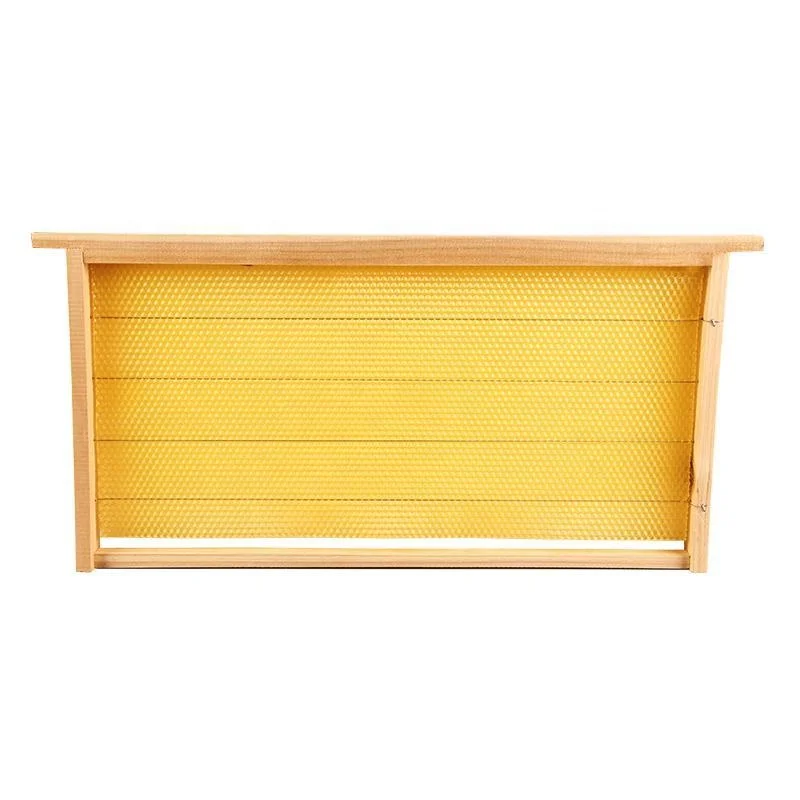 Beekeeping Wooden Beehive Frame Dadant Us Langstroth Beehive Frame Assembled With Iron Wire