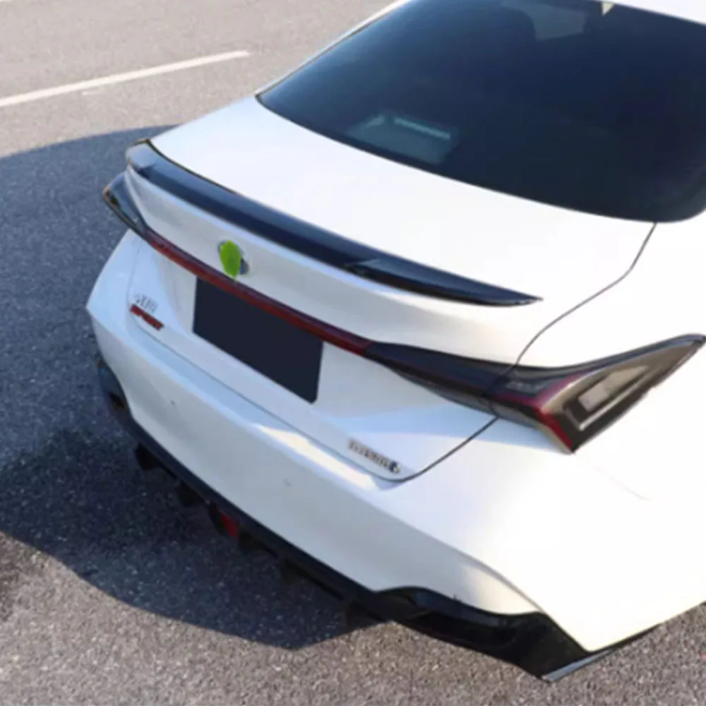 For Toyota Avalon 2018-2020 M4 Style ABS Plastic Carbon Fiber Look Rear Trunk Wing Car Body Kit Accessories