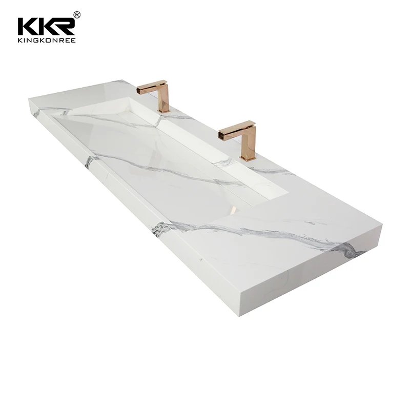 Kkr New Model Wall Mount Wash Sink Lavatory Wall Hang Wash Basin