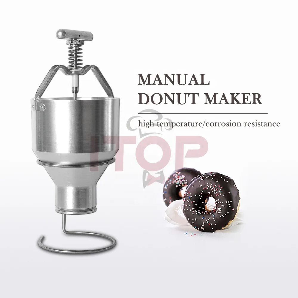 Commercial snack machine manual donut filler donut dispenser machine full stainless steel mini donut dropper
