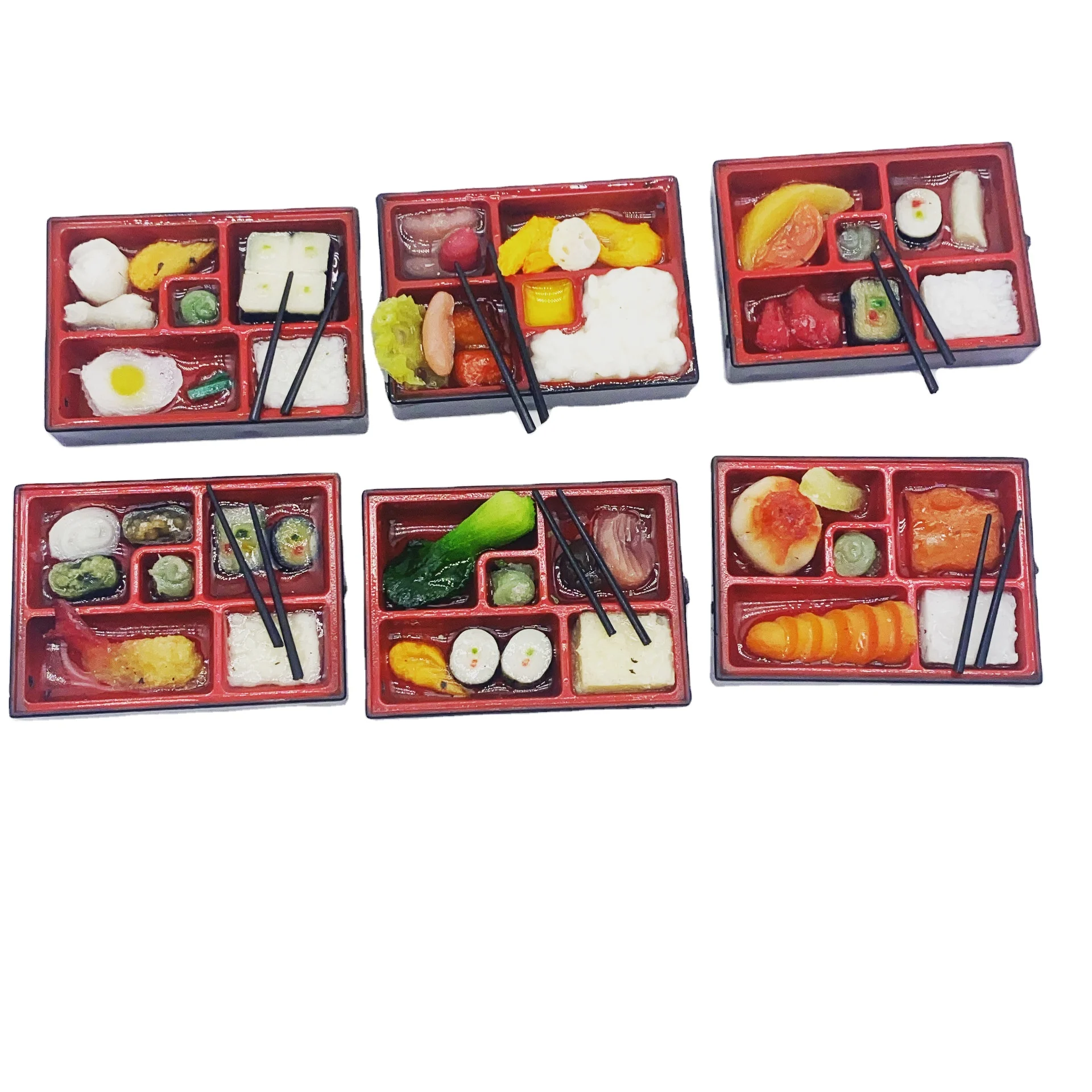 Doll House Japanese Fast Food Lunch Sake Set Mini Food and Play Accessories Bjd Surrounding Scene