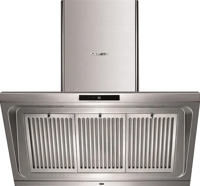 Full Stainless Steel Side Suction draft Smoke Hood Ventilation Appliances