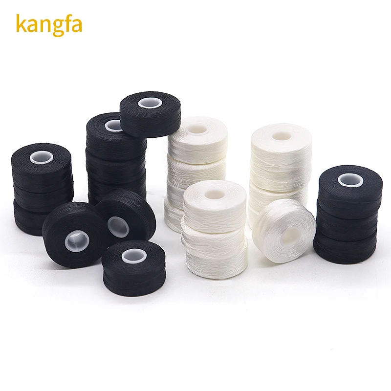 SEWING BOBBINS - 25 COUNT BOBBIN THREAD FOR SEWING MACHINE WITH STORAGE BOX
