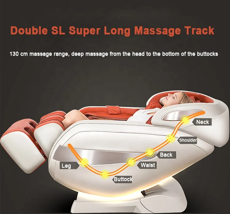 Ningde Crius C320L-10 Thai Stretch 4D Zero Gravity Luxury Electric Shiatsu Thermal Intelligent Recliner 5D Foot Massage Chair