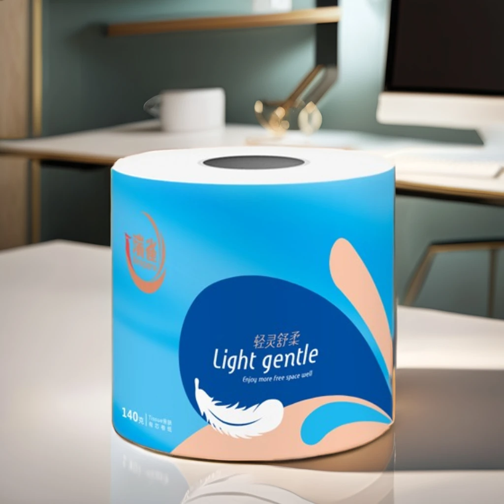 High Quality Wholesale Price Ultra Soft Customized Embossing Home Office Toilet Tissue Paper Roll With Core