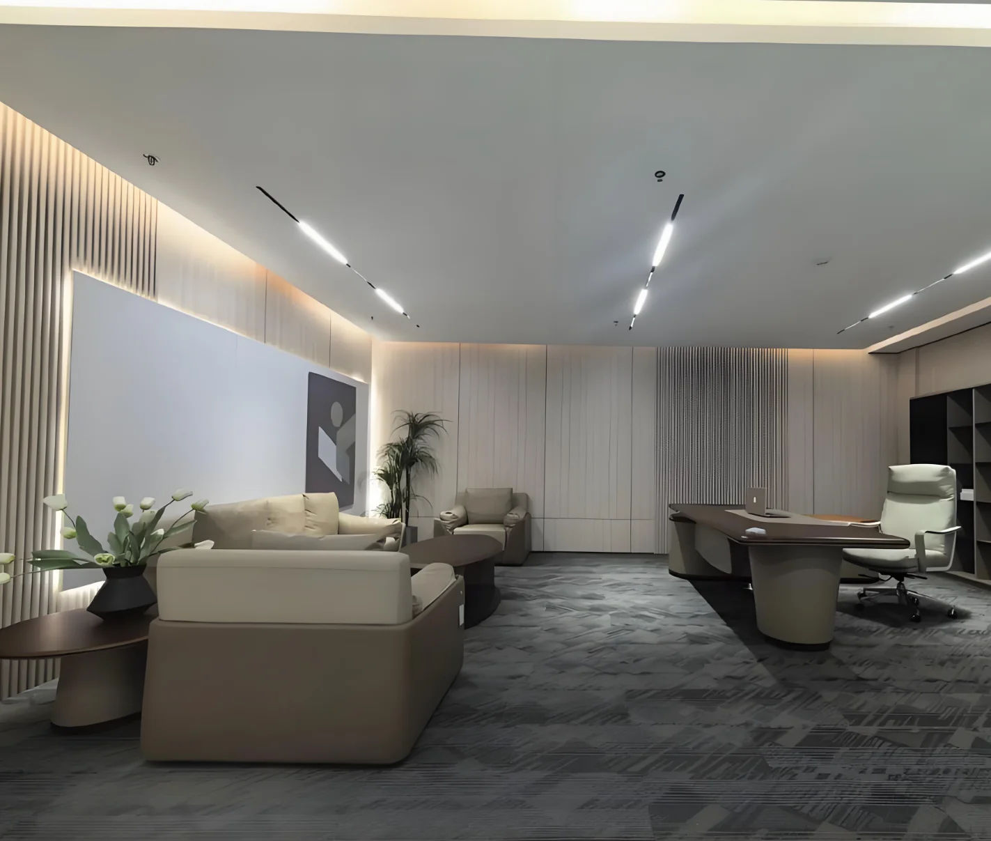 Polyurethane wall panel for interior decoration, bamboo wood fiber integrated wall panel