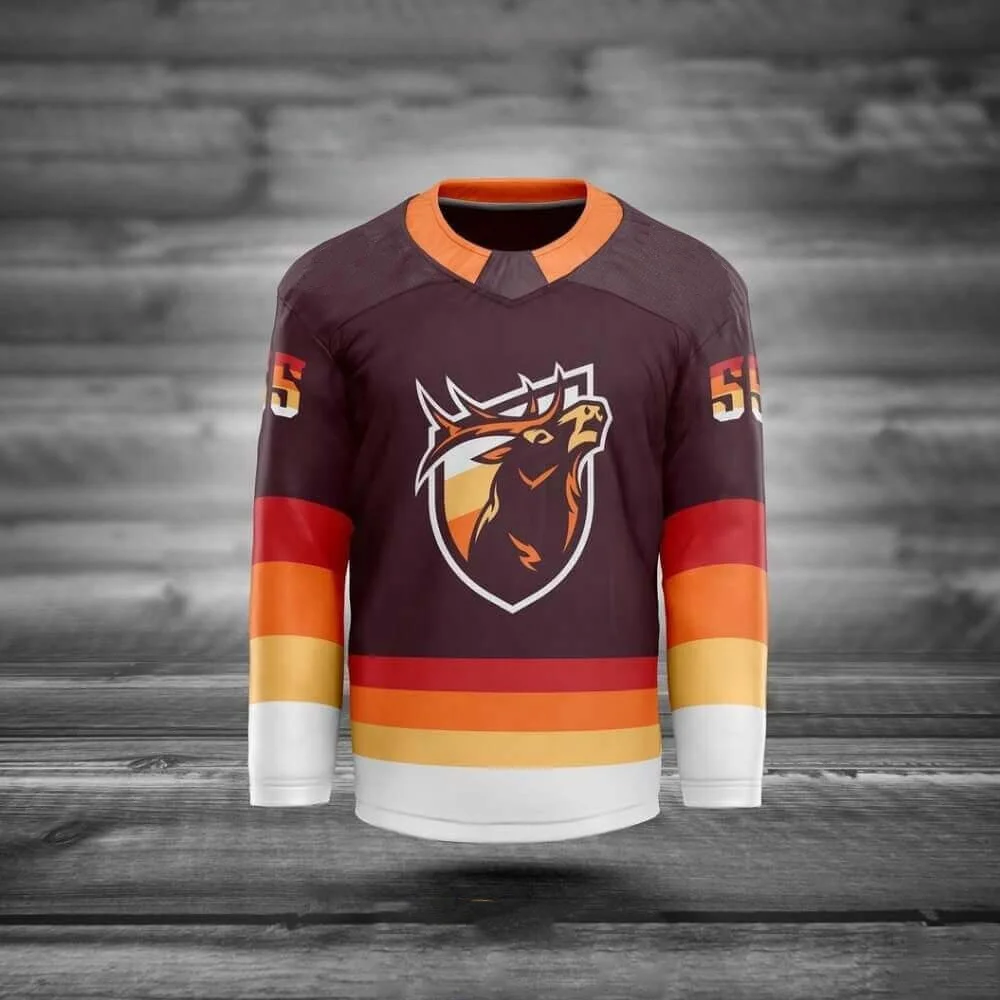 Custom team hockey jersey mens sublimation ice hockey jerseys