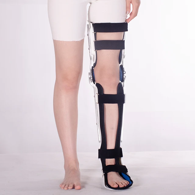 Factory Price KAFO Adjustable Ankle Knee Foot  Orthosis Brace