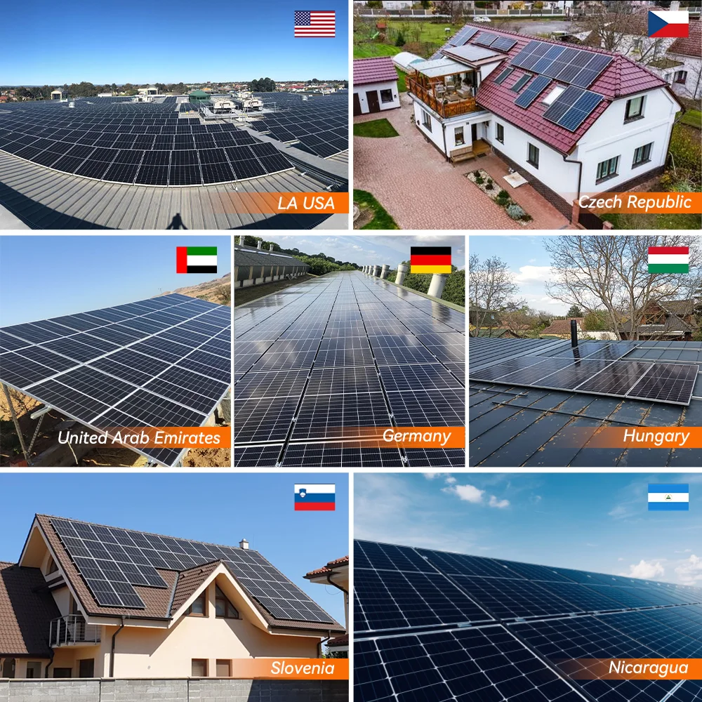 RotterdamWarehouse All Black Panneaux Solaires 450 W 500 Watt Mono Solar Panels To Run A House